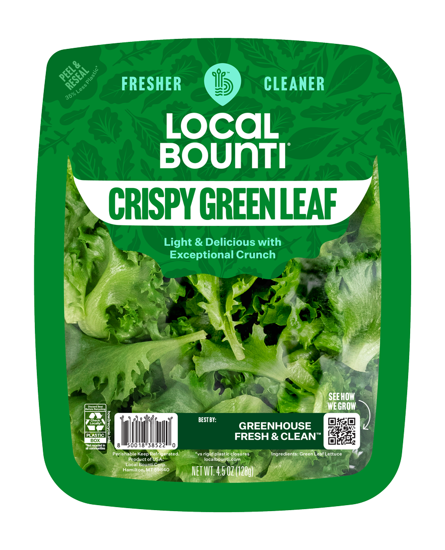 Food Trends: Local Bounti’s lightweight packaging increases the shelf life of fresh produce 3 to 5 times