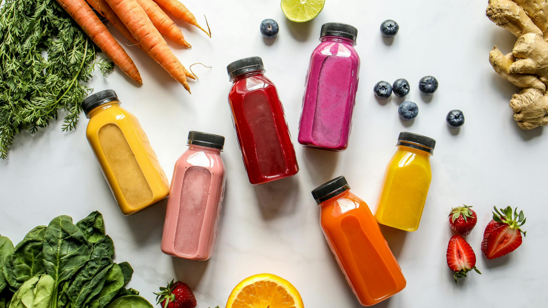 fruit and vegetable juice blends