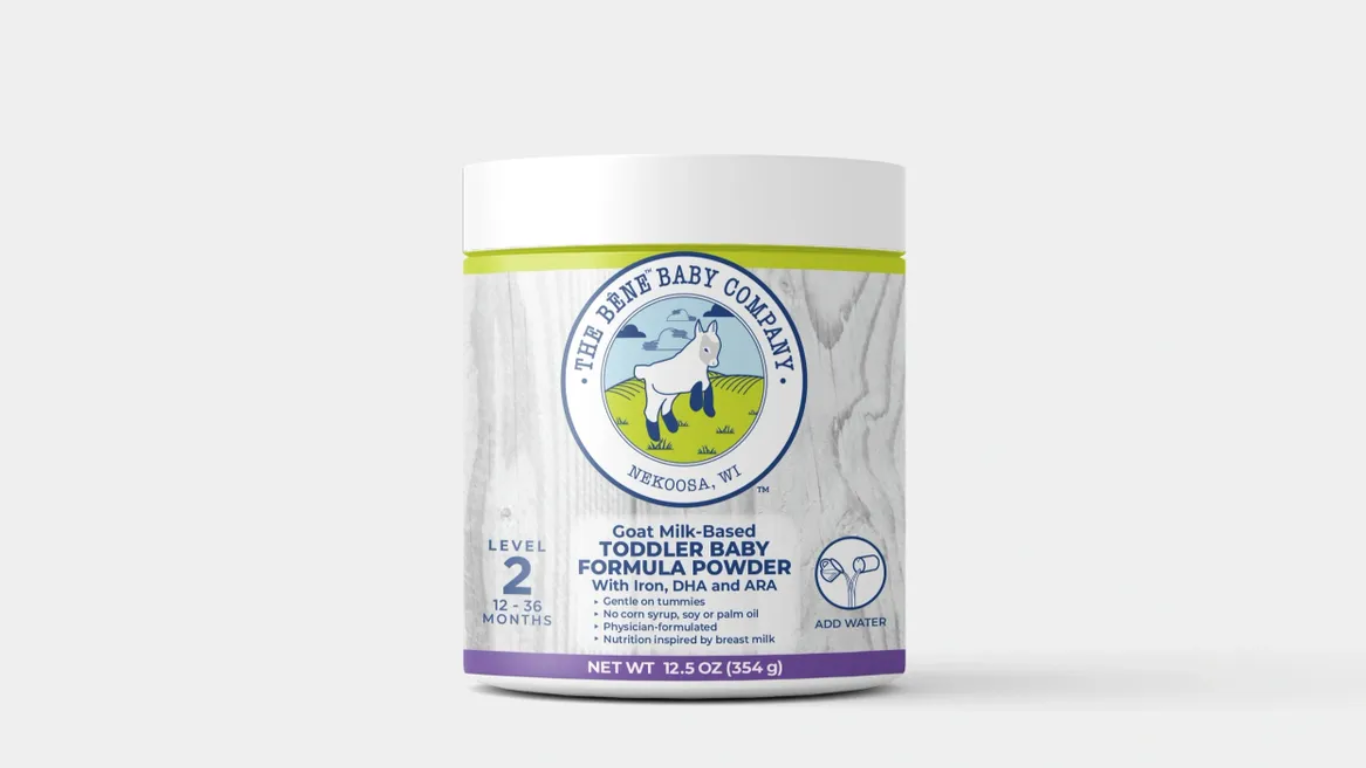 A Goat Milk-Based Infant Nutrition Solution by The Bêne Baby Company