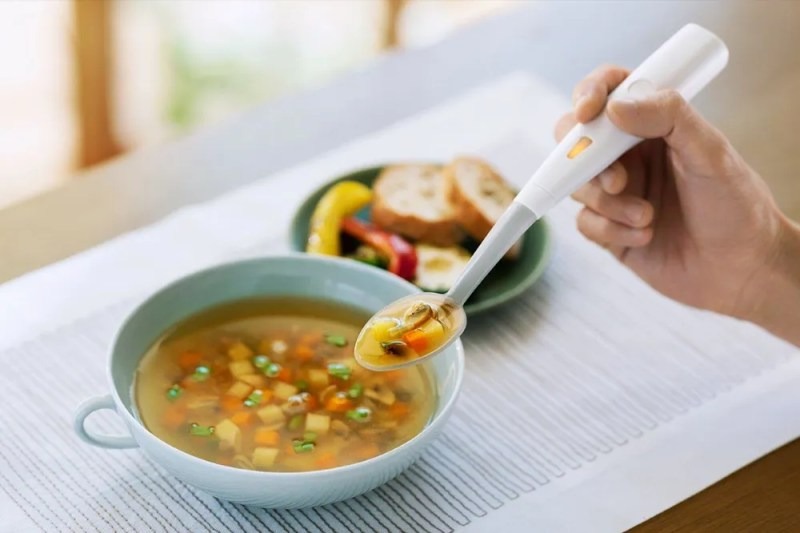 Kirin’s electric spoon food tech that enhances saltiness without adding extra salt to the food