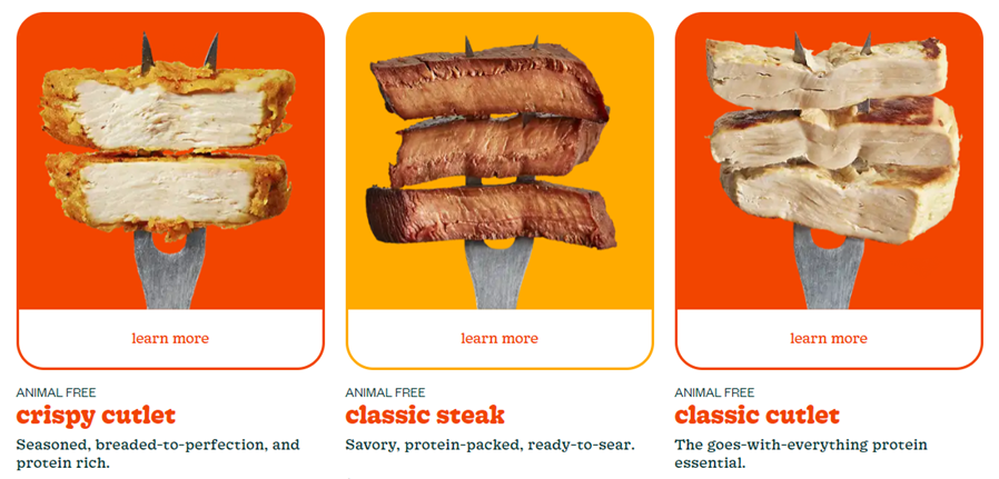 Plant based food startups