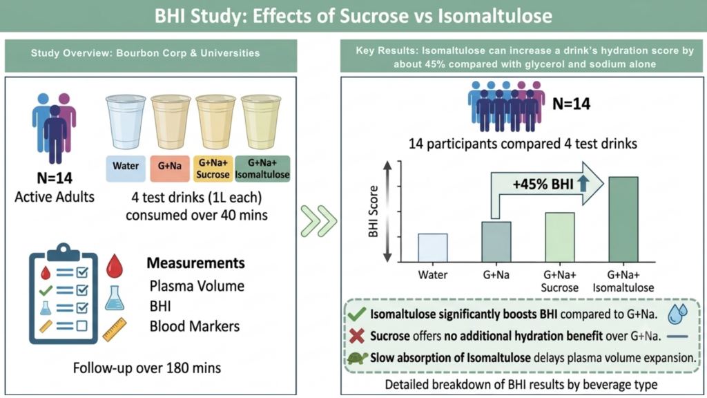 Glycerol hydration beverages